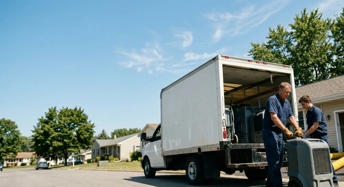 Water Damage Cleanup in Machesney Park, IL near me